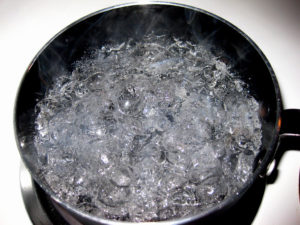 boiling water after a disaster