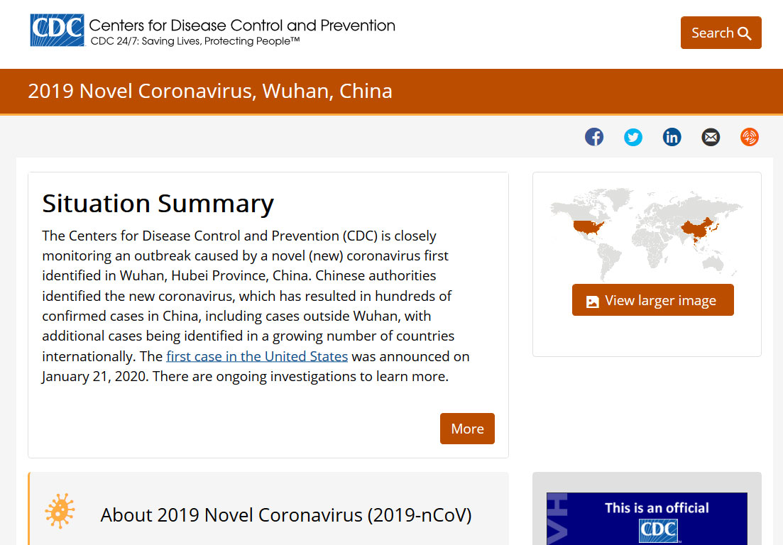 Coronavirus Information & Resources – how it spreads, symptoms